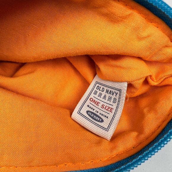 Old Navy Vintage Y2K 2005 Terry Cloth Floral Hibiscus Wristlet Wallet Blue - Picture 5 of 7